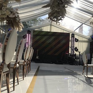08.06.2020 Свадьба в Прозрачном шатре. Отель Родина. Организаторы Wedding People