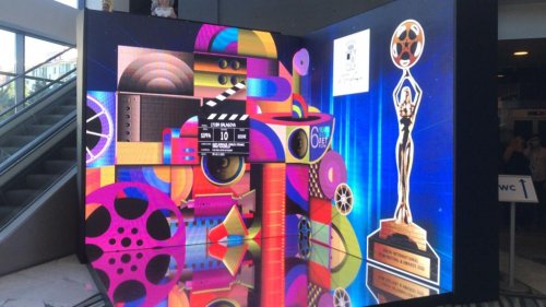 Светодиодная фотозона 3D