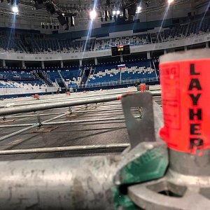 14.07.2019 Подиум из layher  800кв м в Дворце зимнего спорта Айсберг